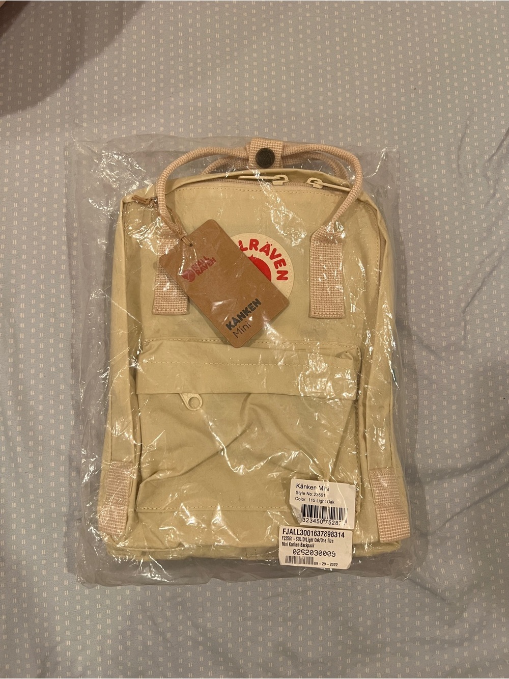 Fjallraven Kånken Mini Backpack — Beige
